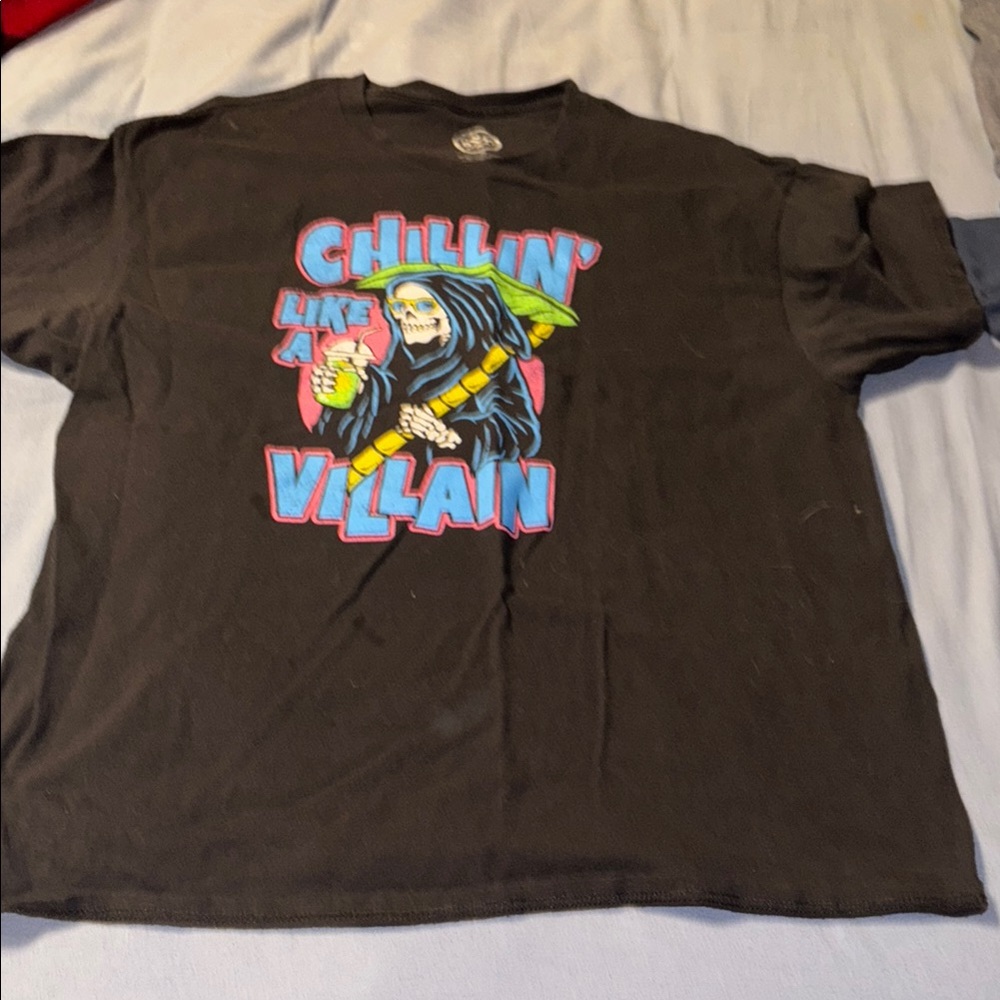 Black Graphic Kids T-Shirt